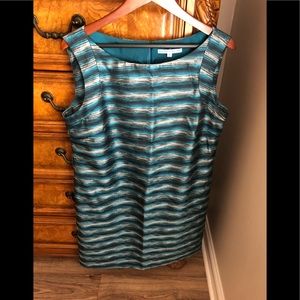 Antonio Milani Metallic Sheath Dress